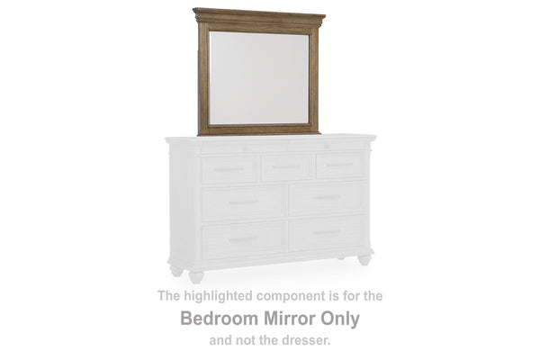Karallin Medium Brown Bedroom Mirror