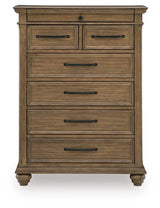 Karallin Medium Brown Chest of Drawers from Ashley Furniture - Luna Furniture