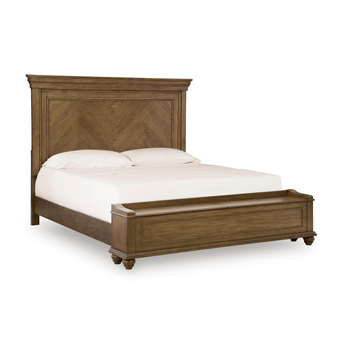 Karallin Queen Panel Storage Bed, Dresser and Mirror from Ashley - Luna Furniture
