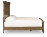 Karallin Medium Brown California King Panel Bed from Ashley - Luna Furniture