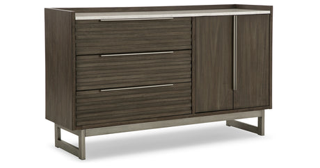 Arkenton Grayish Brown/White Dresser from Ashley - Luna Furniture