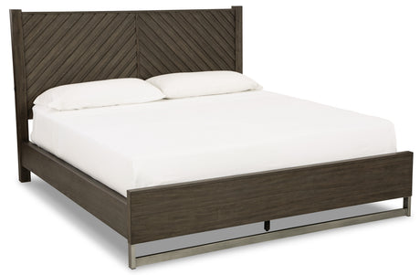 Arkenton Grayish Brown California King Bed from Ashley Furniture - Luna Furniture