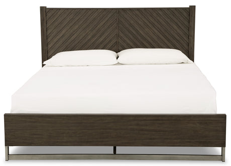 Arkenton Grayish Brown California King Bed from Ashley Furniture - Luna Furniture