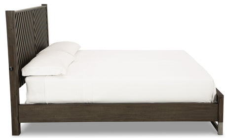 Arkenton Grayish Brown California King Bed from Ashley Furniture - Luna Furniture