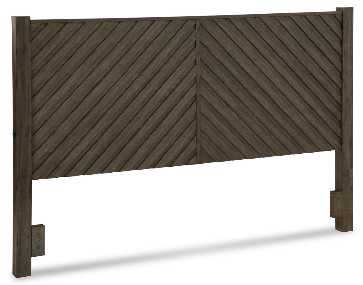 Arkenton Grayish Brown California King Bed from Ashley Furniture - Luna Furniture