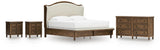 Sturlayne King Upholstered Panel Bed, Dresser and 2 Nightstands from Ashley - Luna Furniture