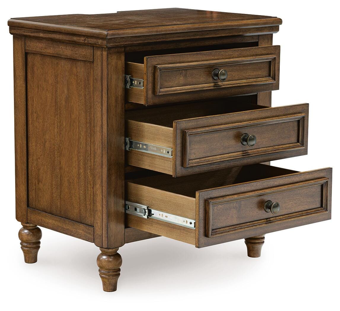 Sturlayne King Upholstered Panel Bed, Dresser and 2 Nightstands from Ashley - Luna Furniture