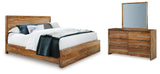 Dressonni Brown Panel Bedroom Set from Ashley - Luna Furniture