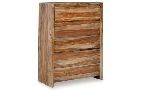 Dressonni Brown Chest of Drawers from Ashley - Luna Furniture