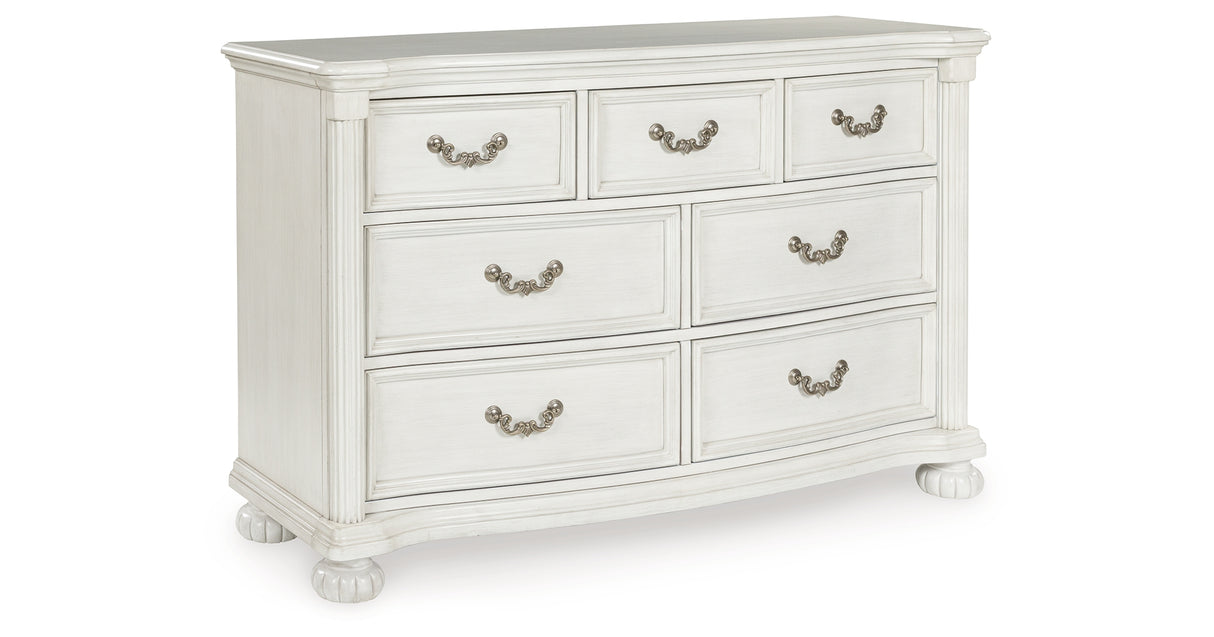 Montelaine Antique White Dresser from Ashley Furniture - Luna Furniture