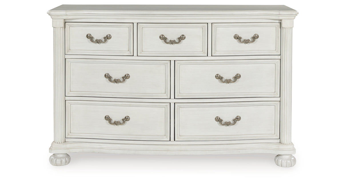 Montelaine Antique White Dresser from Ashley Furniture - Luna Furniture