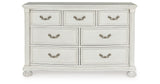 Montelaine Antique White Dresser from Ashley Furniture - Luna Furniture