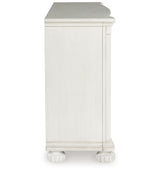 Montelaine Antique White Dresser from Ashley Furniture - Luna Furniture