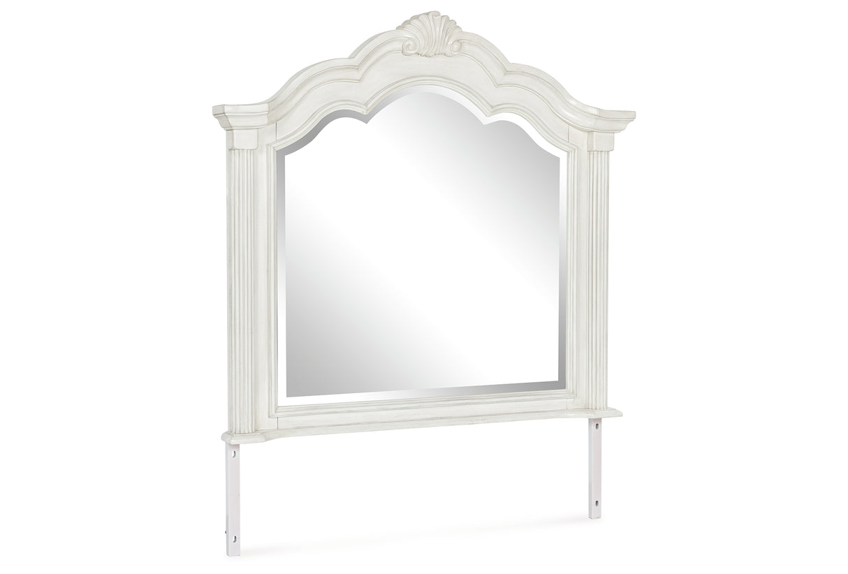 Montelaine Antique White Bedroom Mirror (Mirror Only) from Ashley - Luna Furniture
