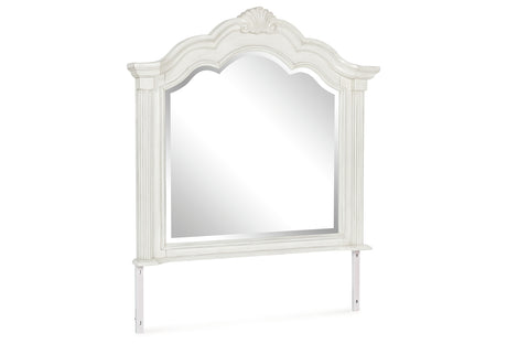 Montelaine Antique White Bedroom Mirror (Mirror Only) from Ashley - Luna Furniture