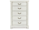 Montelaine Antique White Chest of Drawers from Ashley - Luna Furniture