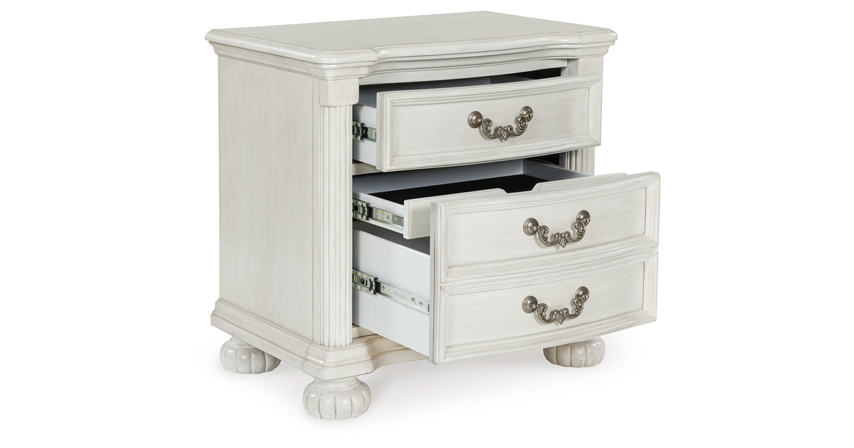 Montelaine Antique White Nightstand from Ashley - Luna Furniture