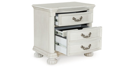 Montelaine Antique White Nightstand from Ashley Furniture - Luna Furniture