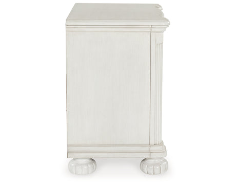 Montelaine Antique White Nightstand from Ashley Furniture - Luna Furniture