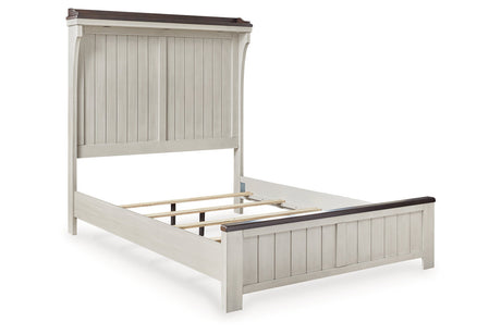 Darborn Gray/Brown Queen Panel Bed
