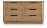 Pamaria Light Brown Upholstered Panel Bed Bedroom Set from Ashley - Luna Furniture
