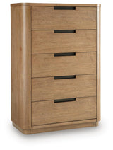 Pamaria Light Brown Chest of Drawers from Ashley - Luna Furniture