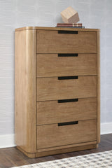Pamaria Light Brown Chest of Drawers from Ashley - Luna Furniture