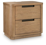 Pamaria Light Brown Upholstered Panel Bed Bedroom Set from Ashley - Luna Furniture