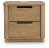 Pamaria Light Brown Upholstered Panel Bed Bedroom Set from Ashley - Luna Furniture