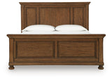 Zackaryn Warm Brown California King Panel Bed from Ashley - Luna Furniture