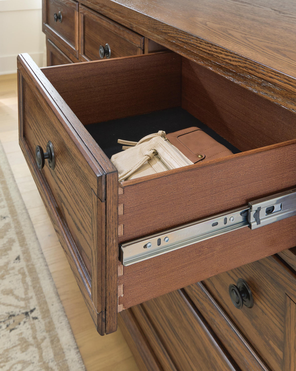 Zackaryn Warm Brown Dresser from Ashley - Luna Furniture