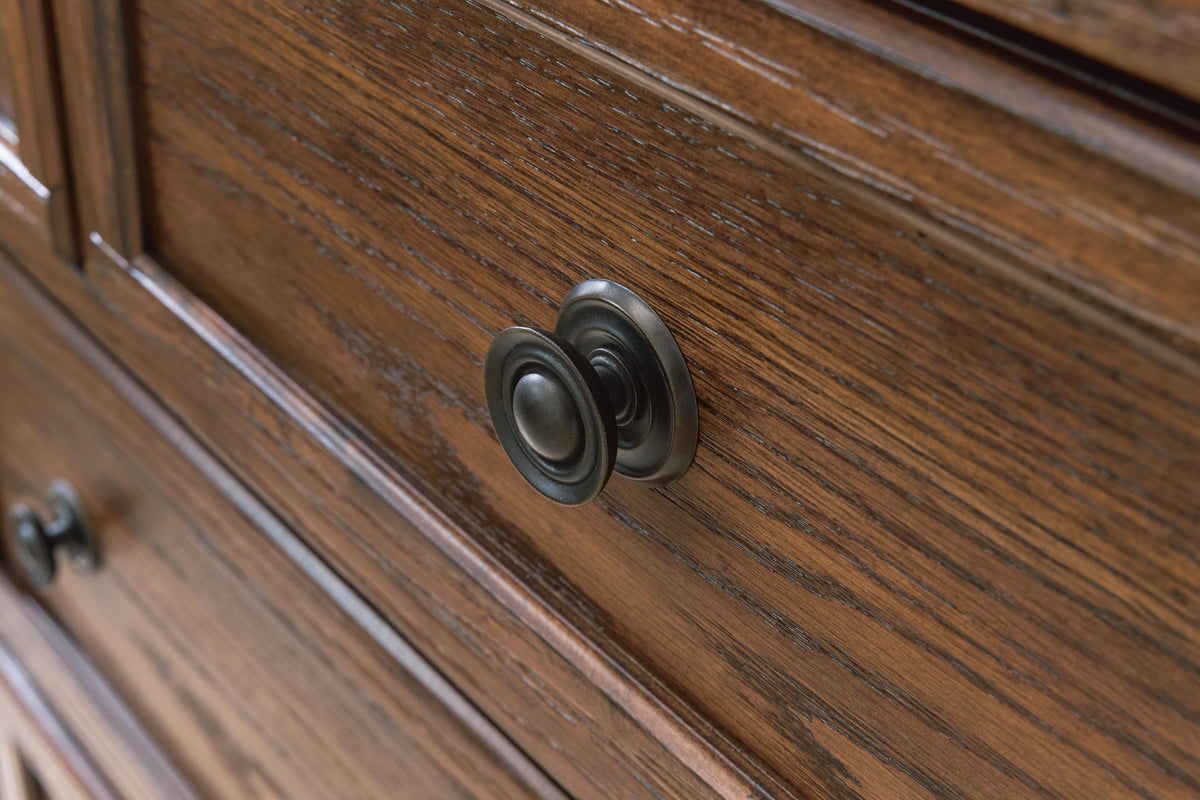 Zackaryn Warm Brown Chest of Drawers from Ashley - Luna Furniture