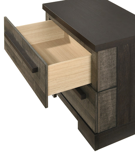 Remington Brown/Gray Nightstand from Crown Mark - Luna Furniture