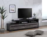 Remington Brown/Gray 72" TV Stand from Crown Mark - Luna Furniture