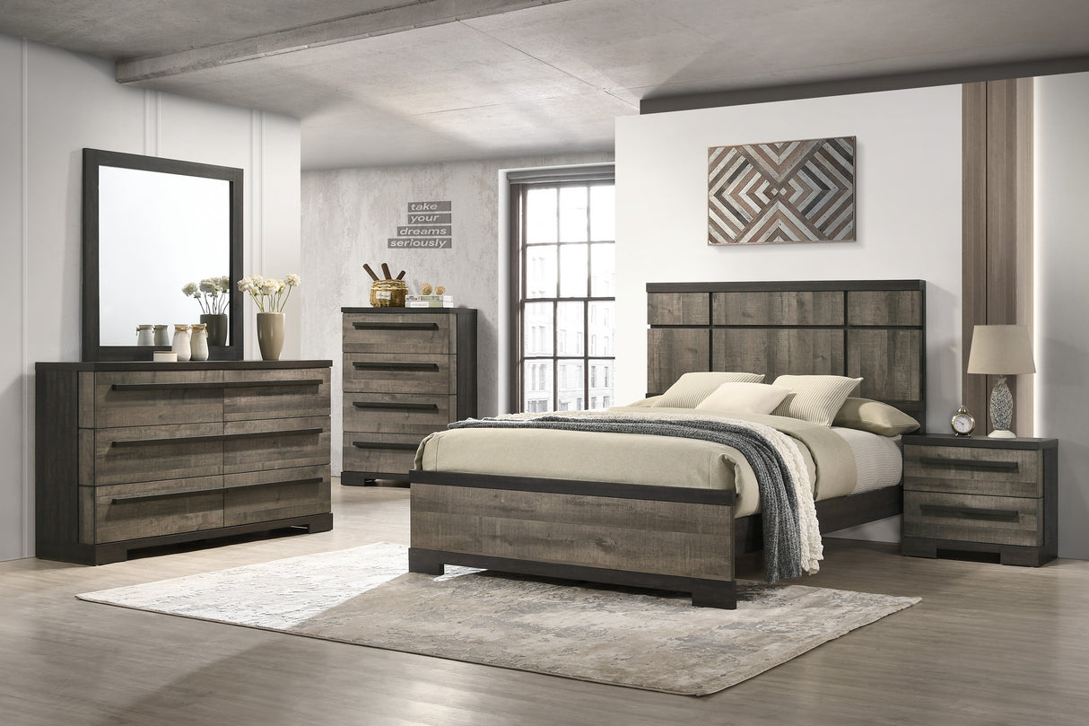 Remington Brown/Gray Chest from Crown Mark - Luna Furniture