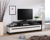 Remington Black/White 72" TV Stand from Crown Mark - Luna Furniture