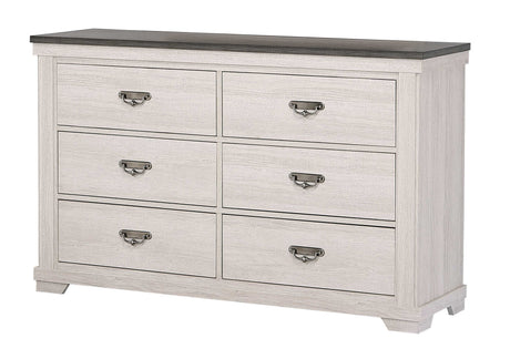 Leighton Cream/Brown Dresser from Crown Mark - Luna Furniture