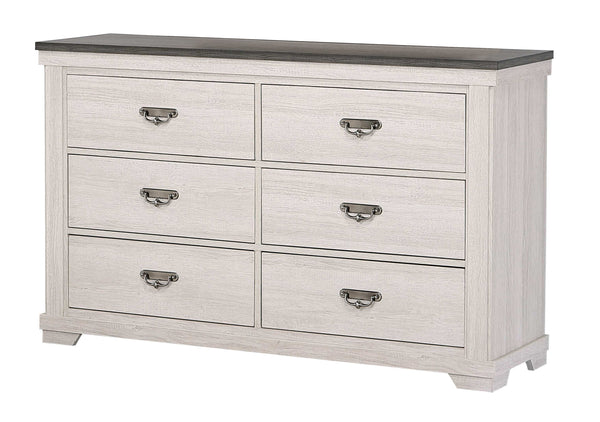 Leighton Cream/Brown Dresser