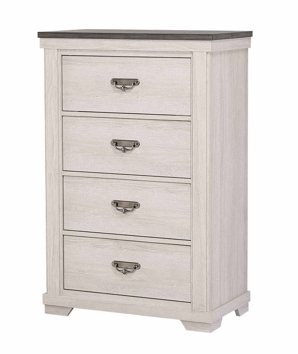 Leighton Cream/Brown Chest