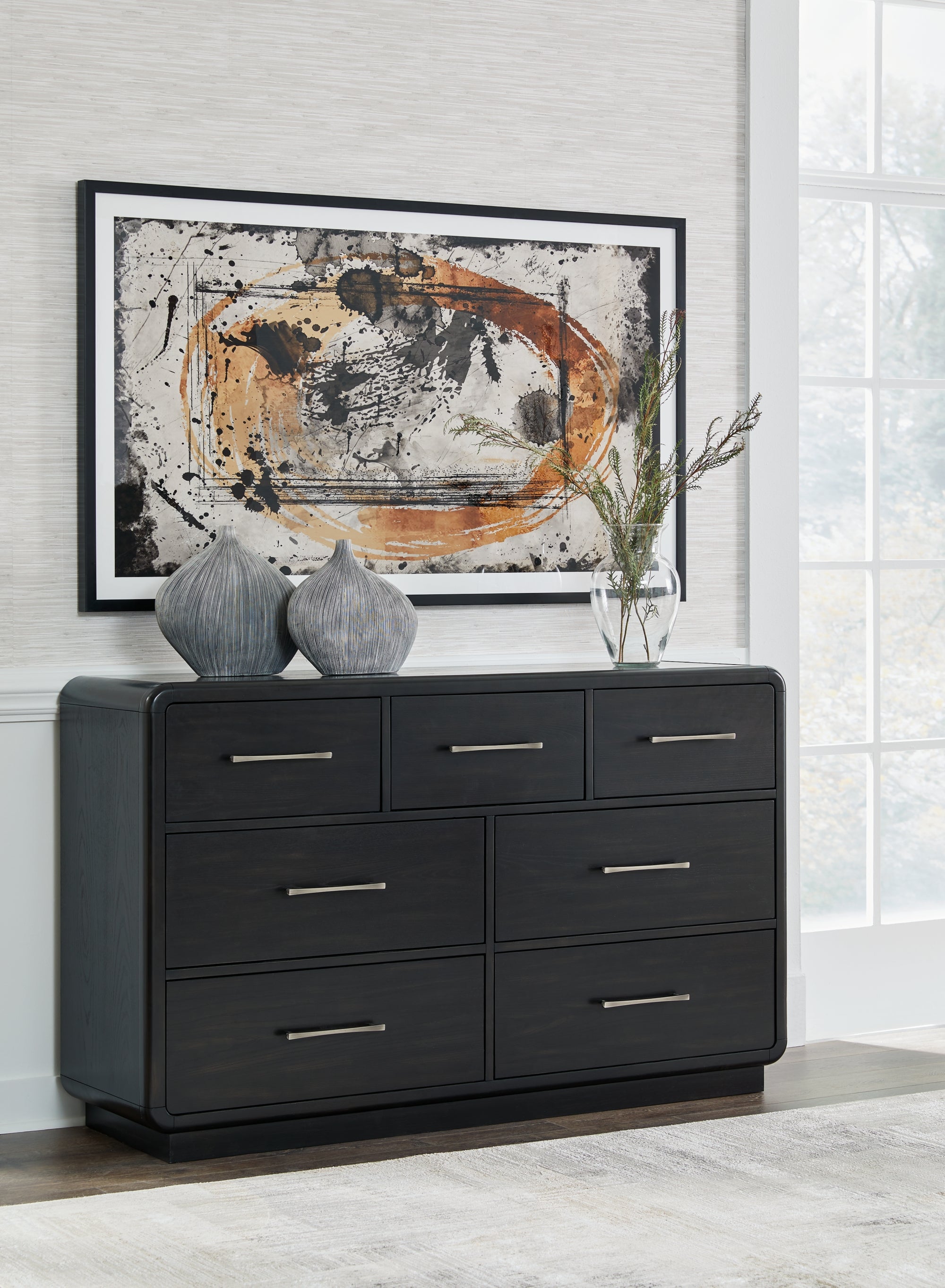 Ashley Clefting Black/Caramel/Tan Wall Art - Luna Furniture