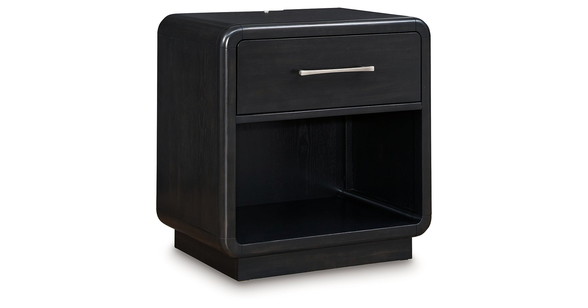 Rowanbeck Black Nightstand - Luna Furniture