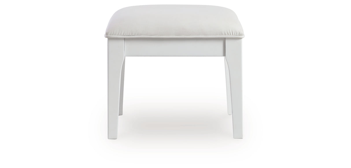 Chalanna Vanity, Mirror and Stool from Ashley - Luna Furniture