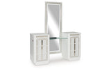 Chalanna Vanity, Mirror and Stool from Ashley - Luna Furniture