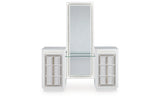 Chalanna Vanity, Mirror and Stool from Ashley - Luna Furniture