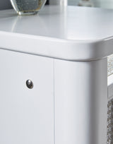 Chalanna White Vanity with Mirror from Ashley Furniture - Luna Furniture