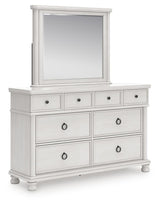 Rowlenstown Antique White Poster Bedroom Set from Ashley - Luna Furniture