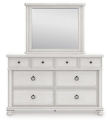 Rowlenstown Antique White Poster Bedroom Set from Ashley - Luna Furniture