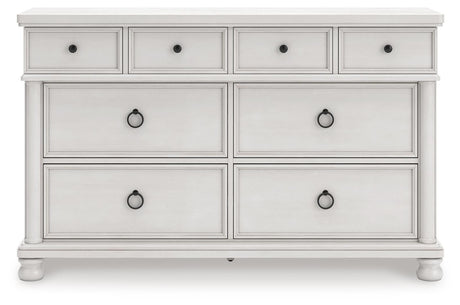 Rowlenstown Antique White Poster Bedroom Set from Ashley - Luna Furniture