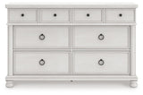 Rowlenstown Antique White Dresser from Ashley - Luna Furniture