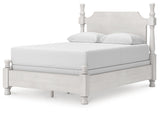 Rowlenstown Queen Poster Bed, Dresser and Mirror from Ashley Furniture - Luna Furniture